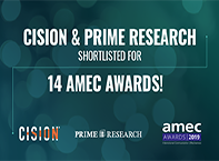 Cision secures most nominations for 2019 AMEC Awards