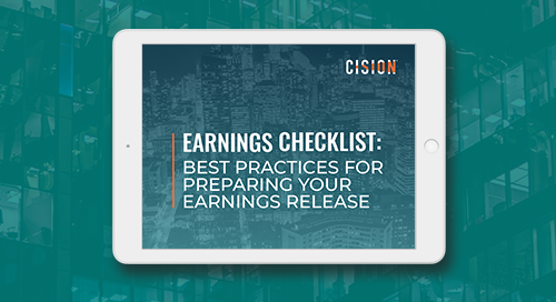 Earnings Checklist: Best Practices for Preparing Your Earnings Release