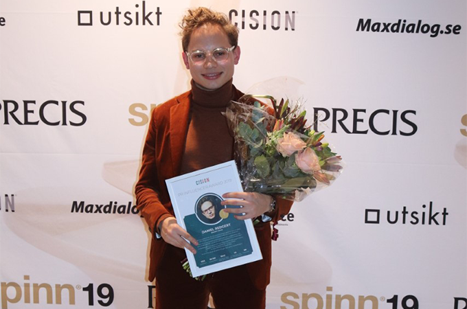 Daniel Redgert är Sveriges mest inflytelserika PR-konsult i digitala kanaler 2019