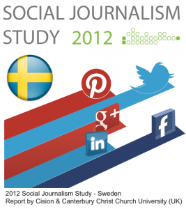 Schweden – Mehrheit aller Journalisten arbeitet mit sozialen Medien; Bloggen wird klar abgelehnt