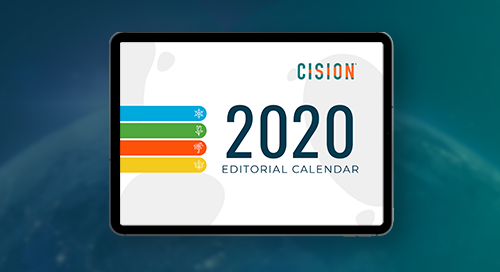 2020 Editorial Calendar template